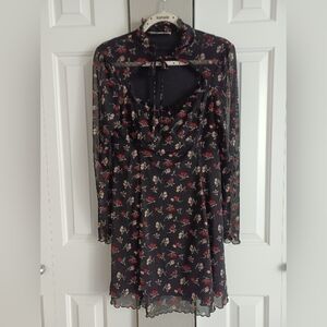 Sexy Little Floral Mesh Dress